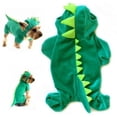 thumbnail image 4 of Disfraz de dinosaurio para perros, ropa verde para mascotas, para perros medianos y grandes, disfraz de dinosaurio de Halloween para perros (1 unidad, L), 4 of 4