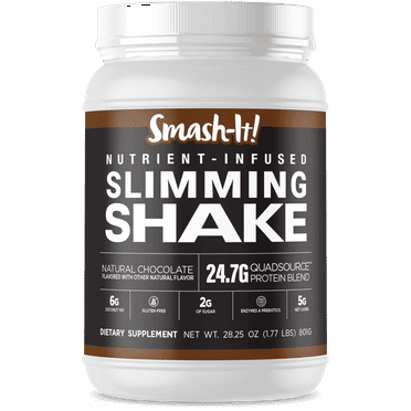 Primal Labs Smash-It Nutrient Infused Low Carb Protein Powder to Help Trim Down, Keto Meal Replacement Shake Powder, Gluten-Free Whey Protein Powder, Delicious Chocolate Flavor