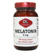 Olympian Labs Melatonin -- 3 mg - 75 Vegetarian Capsules