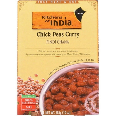Kitchen Of India Dinner - Chick Peas Curry - Pindi Chana - 10 Oz - pack of (Best Kitchens In India)