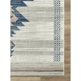 thumbnail image 3 of Abani Porto Collection Area Rug Mid Century Modern Bedroom Living Room Decor Floor Rug 5 x 8 Blue Orange, 3 of 6