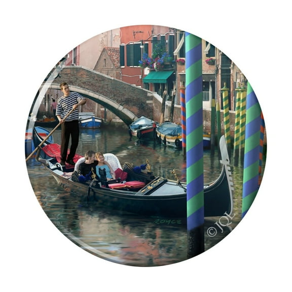 Venice Italy Gondolas Canals Romantic Kitchen Refrigerator Locker Button Magnet