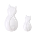 thumbnail image 2 of facefd 2 Pieces ABS Animal Shape Hook Punch-free Decorative Self-adhesive Replacement Simple Style Bathroom Key Hanger White, 2 of 9