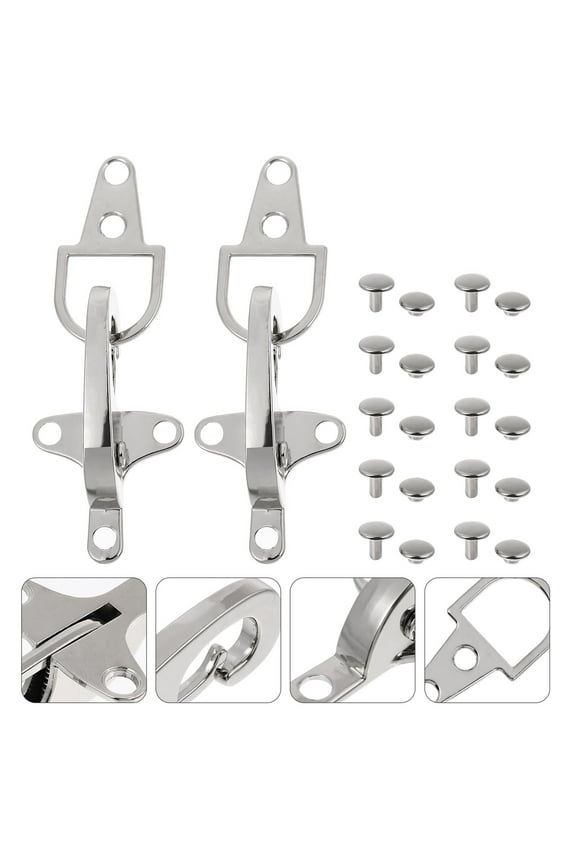 Lightweight Silver Zinc Alloy Belt Buckles for Coats and Down Jackets - Strong Pulling Force
