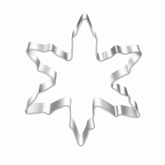 Less Than 5 Biscuit Moulds Large Christmas Cookie Cutters 4" Holiday Cookie Cutters Stainless with Recipe Instruction Snowman Christmas Tree Snowflake..