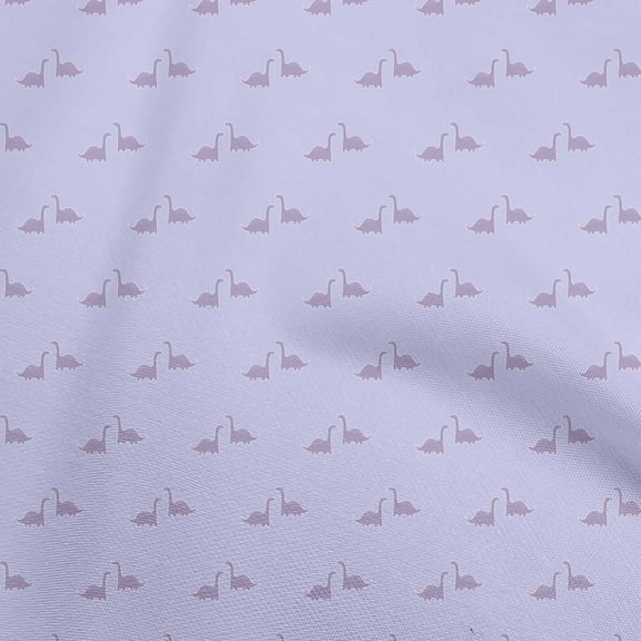 oneOone Cotton Cambric Lavender Fabric Kids Dino Sewing Fabric By The Yard Printed Diy Clothing Sewing Supplies 56 Inch Wide