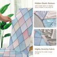 thumbnail image 5 of Yayeee 4 Pack Dining Chair Covers Stretch Parson Chairs Slipcovers Seat Protector, Beige Art Pattern, 5 of 6