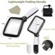 thumbnail image 4 of Lupa con luz, lupa plegable de mano 3x rectangular grande iluminada con LED regulable para lectura, 4 of 5