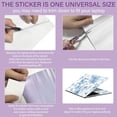 thumbnail image 5 of Blue Flowers Laptop Skin Sticker Decal Netbook Skin Sticker Notebook Art Decal 12" 13" 13.3" 14" 15" 15.4" 15.6 Inch Laptop Protector Cover Waterproof Scratchproof Removable Easy to Apply Making DIY, 5 of 9