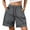 Dark Gray, variant on ​Mid-Thigh Moisture-Wicking Running Shorts – Elastic Waist Outdoor Gym Essential​ Black