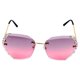 thumbnail image 2 of 1Pc Fashion Sunglasses Crystal Party Glasses UV Protection Glasses Delicate Eyewear Accessories (Golden Light Double Red), 2 of 3