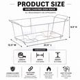 thumbnail image 6 of VeZee 50 Piece All-in-One Chafing Dish Buffet Set with Racks, Fuel Cans & Serving Utensils for Catering, Parties & Events, 6 of 9