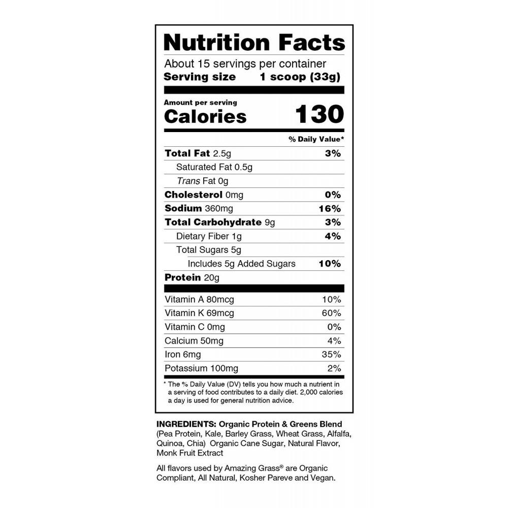 Amazing Grass Nutrition Facts Blog Dandk