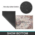 thumbnail image 7 of Kitchen Rugs and Mats Non Skid Washable Bohemian Vintage Orange Carpet Kitchen Mat and Rug Set,Floor Cushion Waterproof Rug,Rubber Backed Area Rugs for Kitchen Laundry, 7 of 7