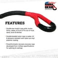 thumbnail image 3 of Bubba Rope 176680RDG Power Stretch Recovery Rope, 7/8” x 30 ft. – Heavy-Duty Vehicle Recovery Rope: 28,600 lbs. Breaking Strength - Red, 3 of 7