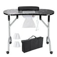 thumbnail image 3 of Byootique Portable Folding Manicure Nail Table Station Salon Desk Vented LED Beauty Spa, 3 of 8