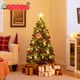 thumbnail image 1 of Costway Árbol de Navidad artificial de 150 cm con 8 modos de iluminación, 49 luces LED cálidas, 1 of 6