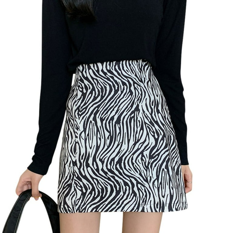 Zebra print top mini skirt zara