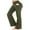 Green, variant on Women Slightly Flare Yoga Pants Wide-Leg Elastic High Waist Casual Seamless Leggings Fashion Sports Stretch Trousers