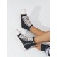 thumbnail image 2 of New Style Women Boots High-Top Black Boots Thigh High Boots Women Lace-Up Zip Flat Boots Party Shoes For Women Daily Wear Ladies Shoes Casual Fashion, 2 of 4