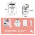 thumbnail image 2 of Extractor De Leche Eléctrico Dara Baby Portátil Manos Libres Beb007, 2 of 7