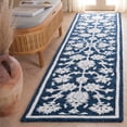 thumbnail image 2 of Safavieh  Hand-Tufted Ebony Moonika Modern & Contemporary Wool Rug 6' Round - Silver/Ivory, 2 of 5