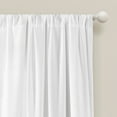 thumbnail image 3 of Lush Decor 100% Polyester Tulle Skirt Solid Window Curtain Panels Neutral 40x84 Set, 3 of 11