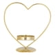 thumbnail image 1 of Candelero, Portavelas Amor En Forma De Corazón Reutilizable Durable Para La Decoración Del Hogar De La Boda ANGGREK Metal Candlestick, 1 of 8