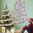 thumbnail image 2 of Christmas Tree Ribbon 3 Meters Long White Plastic Hanging Ornament Strip for Tree or Window Decoration, 2 of 6