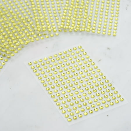 Wedding Self Adhesive Pearls - Efavormart Wholesale Self Adhesive Diamond Crystal Rhinestone Stickers For Car Mobile PC Wedding Centerpiece Decoration - 1056 PCS