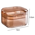 thumbnail image 2 of Denture Case, Denture Bath Box, Denture Cup with Strainer, Potable Travel Size Toothbrush Box, 2 of 5