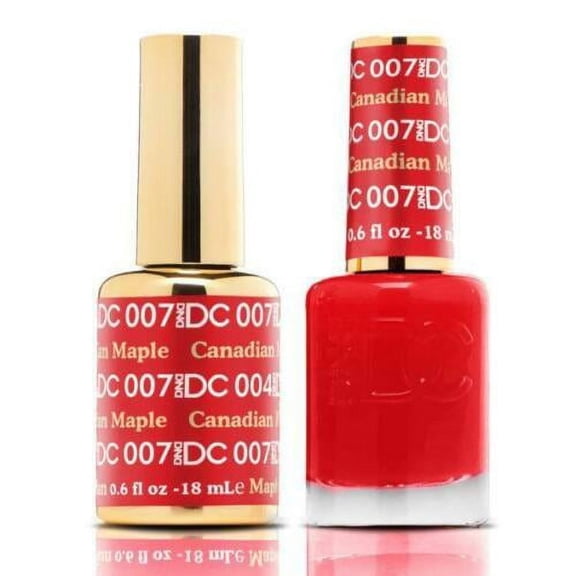 DND - DC Duo Soak off Gel & Matching nail polish - 007 Canadian Maple