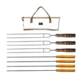 thumbnail image 4 of Brochetas para la parrilla Brochetas de metal para brochetas para pollo BBQ Utensilios de cocina Pin blanco y tenedores Cola Brochetas para asar, 4 of 8
