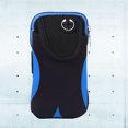 thumbnail image 1 of CRAFTHROU Phone Holder Exercise Cellphone Bag Sweatproof Blue for Gym 1Set, 1 of 6