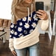 thumbnail image 3 of Sudadera con capucha Fridja Estampado margaritas fksj3586 para mujer, 3 of 5