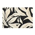 thumbnail image 2 of Ryvnso Palm Leaf-e1 Bathroom Shaggy Rugs Toilet Mat Soft Contour Rug, 2 of 9