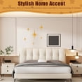 thumbnail image 5 of Kabuer Plastic Mid-Century Starburst Wall Accent Decor, Gold, 6 Pack, 5 of 7