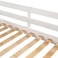 thumbnail image 6 of EUROCO Wood Twin Bunk and Full Bunk Beds, Quadruple Bed for Kids Teens, White, 6 of 14