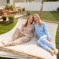 thumbnail image 6 of Loritta Secret 2 Pieces Womens Pajamas Sets Comfy Printed Loungewear Sets Woman with Pockets,S-2XL, 6 of 7
