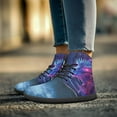 thumbnail image 2 of POLERO Blue Purple Dragon High Top Basketball Barefoot Shoes for Men Women Fashion Walking Shoes Classic Lace Up Running Athletic Sneaker Business Office Work Fitness Training Sneakers, 2 of 7