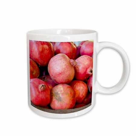 

3dRose California fruit stand. Fresh pomegranates. Ceramic Mug 11-ounce