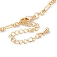 thumbnail image 3 of 10pcs Brass Oval Link Chains Bracelets for Women Real 18K golden Plated 7-1/8 inch(18cm), 3 of 4