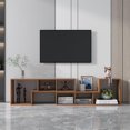 thumbnail image 5 of Double L-Shaped TV Stand Entertainment Center,Display Shelf, 5 of 5