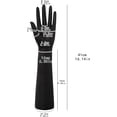 thumbnail image 4 of HUGFEGWE Black Female Mannequin Hand Jewelry Display Holder Extended Hand Model Gloves Display Stand U2537-17495, 4 of 7