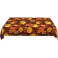thumbnail image 4 of Fall Pumpkin Tablecloth 60x104 Inch Rectangle Autumn Thanksgiving Table Cloth Dust-Proof Wrinkle Resistant Rustic Tablecloth for Holiday Kitchen Dining Room Party Picnic Indoor Outdoor\u2026, 4 of 6