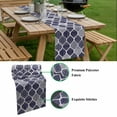 thumbnail image 5 of Blue Boho Table Runner - 48 Inch Long, Kitchen Dining Table Runner Dresser Scarves, Vintage Country Ethnic Abstract Gingham Farmhouse Decor for Coffee Tables Wedding Party Banquet, 5 of 8