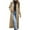 Khaki1, variant on JGGSPWM Women's Shawl Collar Double Breasted Below Knee Slim Wool Trench Long Coat Black S