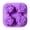 Purple, variant on 4 Cavity Rose Silicone Mold,Ice Cream Molds,Ice Cream Bar Mold,Popsicle Molds,Ice Cream Bar Mold,Silicone Roses Molds For Chocolate,Candy,Ice Cube,Jello,Jelly,Candles,Soaps,Cupcake Decorations