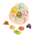 thumbnail image 3 of MERIGLARE Wooden Puzzles for Toddlers Creativity Fine Motor Skills Learning Activities farm tools, 3 of 9