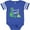 Football Blue and White, variant on Inktastic Grammy Boy Grandson Dinosaur Boys Baby Bodysuit